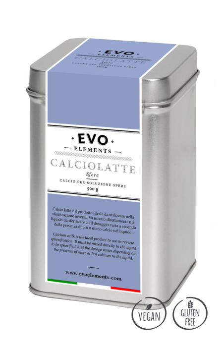 Product image Calcium chloride 500g Evo Elements, ideal for direct spherification.