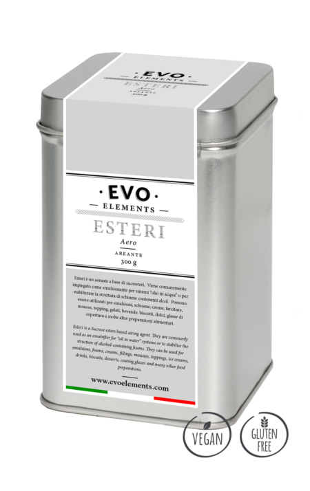 Product image Sucrose Esters 300g Evo Elements, ideal as stabiliser for alcoholic foams.
