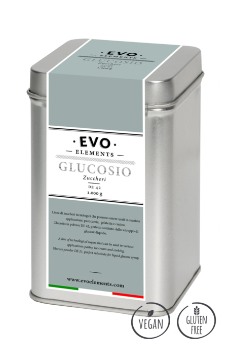 Product image Glucose powder DE42 1000g Evo Elements, ideal for food softener and stabiliser.
