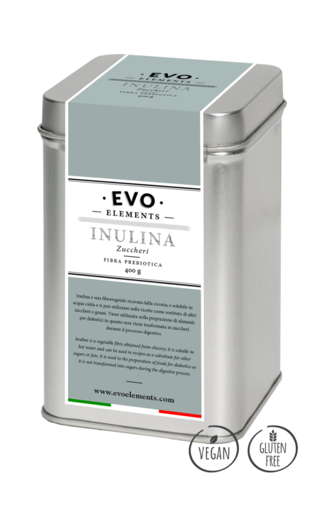 Product image Inulin 400g Evo Elements, ideal prebiotic fibre for intestinal balance and stability.