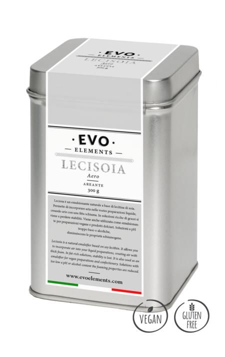 Immagine del prodotto Lecitina di soia 300g Evo Elements, ideale per emulsionante naturale per preparazioni culinarie.
