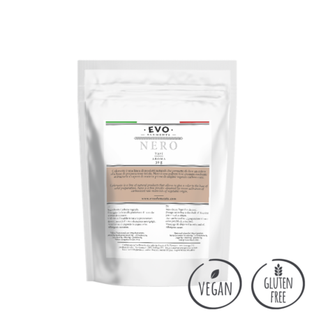 carbone vegetale per colorare in modo sano e naturale, confezione da 50g