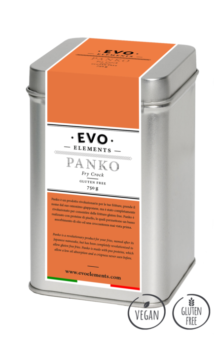 Immagine del prodotto Panko gluten free 750g Evo Elements, ideale per avere fritti croccanti senza glutine.
