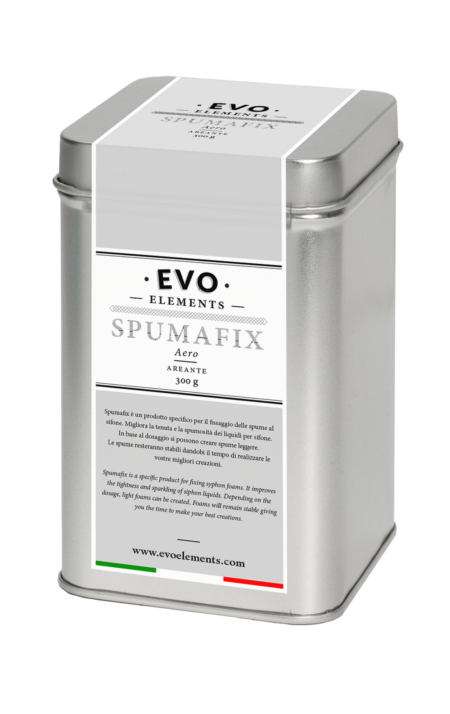 Immagine del prodotto Spumafix 300g Evo Elements, ideale per il fissaggio delle spume fatte al sifone.